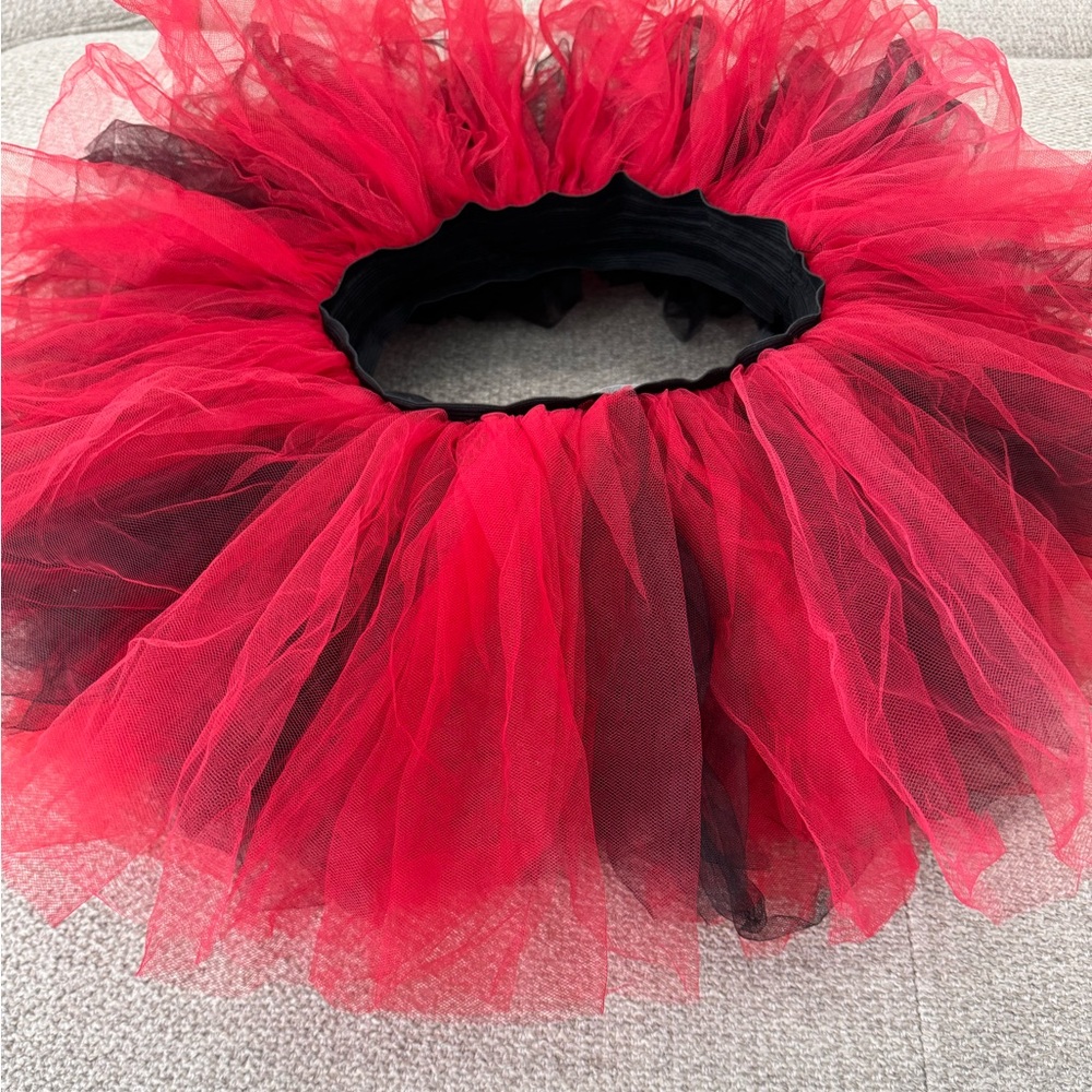 Black and red tutu! With stretchy waist band.